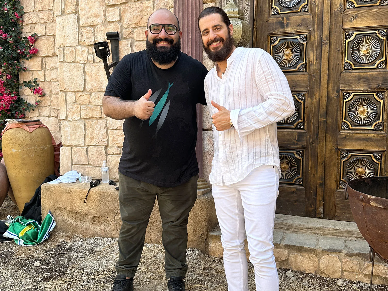 Matheus Horácio e Jonathan Roumie, o Jesus de The Chosen